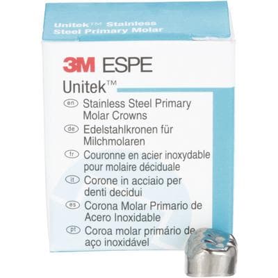 3M Unitek Stainless Steel Primary Molar Crown, Lower Right Second Primary Molar, Size 3 (2LR3), 5/Box, 900243 thumbnail 16