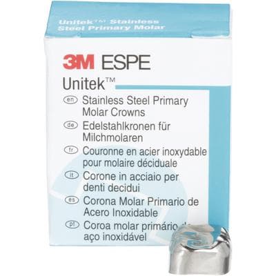 3M Unitek Stainless Steel Primary Molar Crown, Upper Right Second Primary Molar, Size 5 (UR5), 5/Box, 900225 thumbnail 16