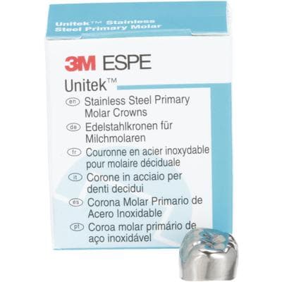 3M Unitek Stainless Steel Primary Molar Crown, Lower Right Second Primary Molar, Size 6 (LR6), 5/Box, 900246 thumbnail 17