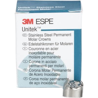 3M Unitek Stainless Steel Permanent Molar Crown, Lower Right First Permanent Molar, Size 2LR, 5/Box, 900342 thumbnail 16