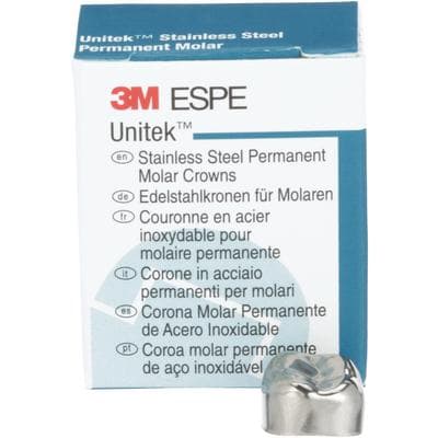 3M Unitek Stainless Steel Permanent Molar Crown, Lower Right Second Molar, Size 4LR, Refill, 5/Box, 900444 thumbnail 16