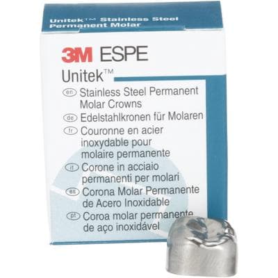 3M Unitek Stainless Steel Crowns, Lower Right Second Permanent Molar, Size 6, 5/Box, 900446 thumbnail 16