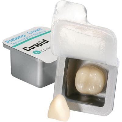 Protemp Crown Temporization Material, Adult Refill, Large Cuspid, Universal Shade, 5/Pk, 50617 thumbnail 11