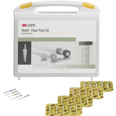 3M RelyX Fiber Post 3D Glass Fiber Post Intro Kit, Assorted Sizes 0-3, 20 Posts + 5 Drills, 56957 thumbnail 13