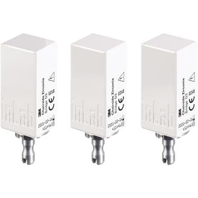 3M Chairside Zirconia for CEREC Bridge Block Refill, Shade D2, 39 mm, 3/Pkg, 69955 thumbnail 12