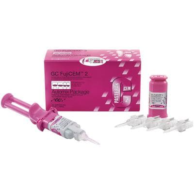 GC FujiCEM 2 Automix Resin-Modified Glass Ionomer Luting Cement Package, 2 x 7.2 mL (13.3 g) Cartridges with Mixing Tips, 441000 thumbnail 18