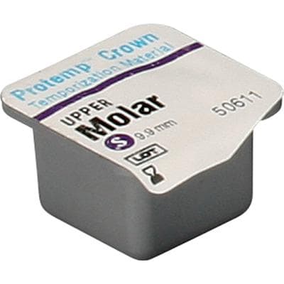 Protemp Crown Temporization Material, Adult Refill, Upper Small Molar, Universal Shade, 5/Pk, 50611 thumbnail 22