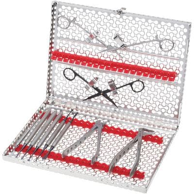 Hu-Friedy Black Line Atraumatic Extraction Kit, 14-Piece Surgical Instrument Set with Infinity Series Cassette, IMNATREXTX thumbnail 4