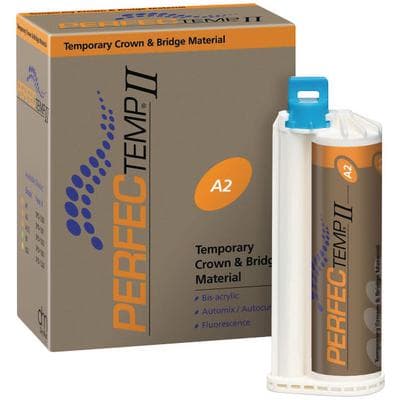 PERFECTemp II Automix Temporary Crown & Bridge Material Cartridge, Shade A2, 50 mL, 4:1 Self-Cure, SPD1301 thumbnail 20
