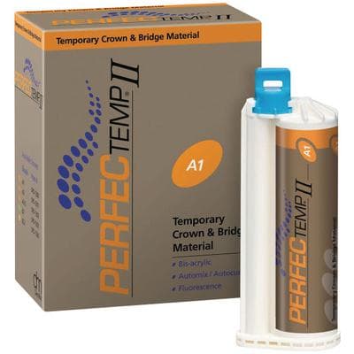 PERFECTemp II Automix Temporary Crown & Bridge Material Cartridge, Shade A1, 4:1 Self-Cure Bis-Acrylic, 50 mL, SPD1300 thumbnail 17