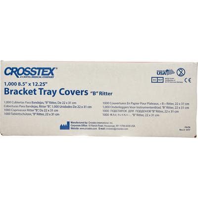 Crosstex Bracket Heavyweight Paper Tray Covers, Ritter Size B, 8.5" x 12.25", Dusty Rose, 1000/Box, FBDR thumbnail 6