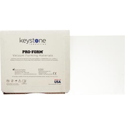 Proform Coping Material, .040" (1.0mm), 5" x 5" Sheets, Cloudy Polypropylene, 25/Pk, 9613630 thumbnail 10