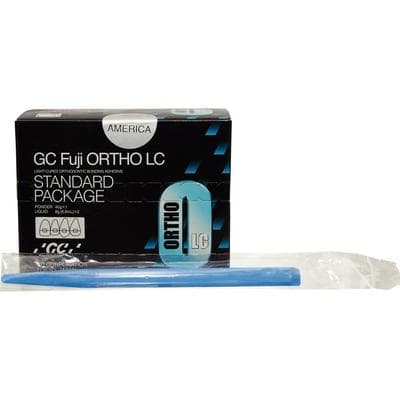 GC Fuji Ortho LC Light-Cured Resin-Reinforced Glass Ionomer Orthodontic Cement, Standard Package, Powder/Liquid, 1/Pk, 439403 thumbnail 18