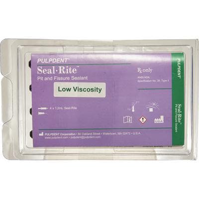 Seal-Rite Low Viscosity Pit & Fissure Sealant, Off-White, 1.2 ml Syringe Kit, 4/Pk, SEAL-LV thumbnail 11