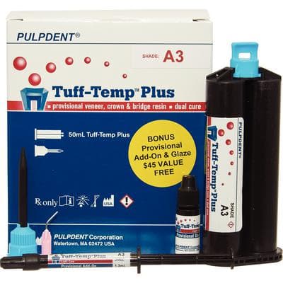 Tuff-Temp Plus Provisional C&B Resin, A3, 50 ml Automix Cartridge Kit, TTPA3 thumbnail 21