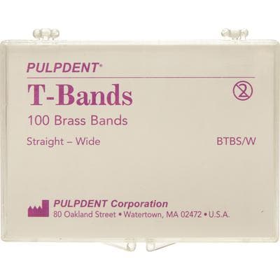T-Bands, Straight, Wide, Brass, 0.002 in / 0.05 mm, 100/Pk, BTBS/W thumbnail 12