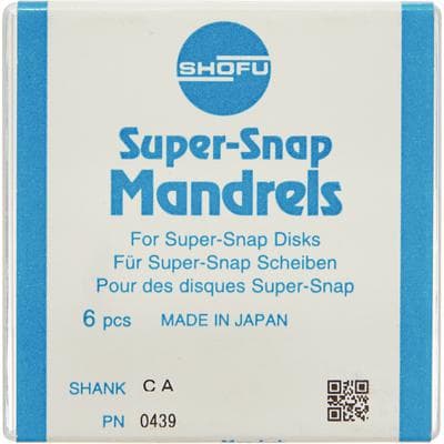 Super-Snap Disk and Buff Disk Mandrels, Contra-Angle (CA), Stainless Steel, 6/Pk, 0439 thumbnail 19