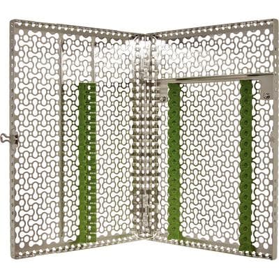 Hu-Friedy IMS Infinity Series 16-Instrument Large Cassette, Green, 11" x 8" x 1.25", IMN4169 thumbnail 7