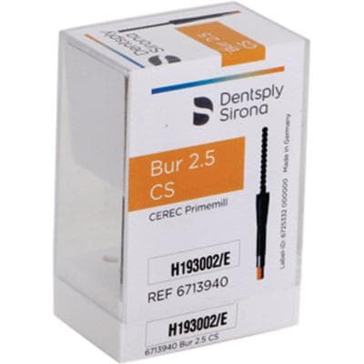 CEREC Primemill Milling Bur ZrO2 CS, 2.5 mm, 3/Pkg thumbnail 9