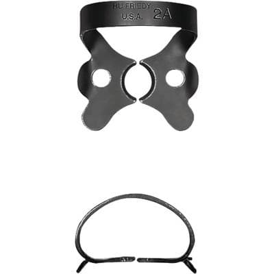 Hu-Friedy Black Line Rubber Dam Clamp #2A, Winged, Premolar, RDCM2AX thumbnail 8
