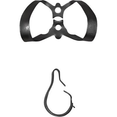 Hu-Friedy Black Line Rubber Dam Clamp #9, Anterior, Winged, RDCM9X thumbnail 8