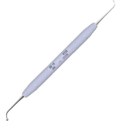 PDT Burnisher #18 Double End Restorative Instrument, Light Gray Handle, Stainless Steel Tips, 1/Pkg thumbnail 5