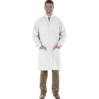 SafeWear High Performance Lab Coat, White Frost, X-Large, 12/Pk, 8110-D thumbnail 16