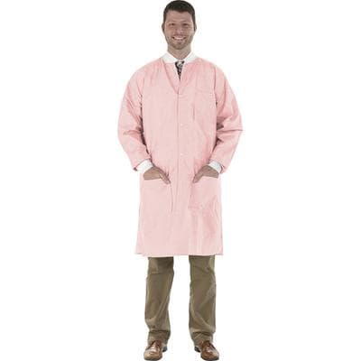 Medicom SafeWear High Performance Lab Coat, Pretty Pink, Small, 12/Pk, 8108-A thumbnail 18