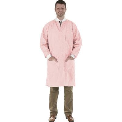 SafeWear High Performance Lab Coat, Pretty Pink, Medium, 12/Pk, 8108-B thumbnail 18