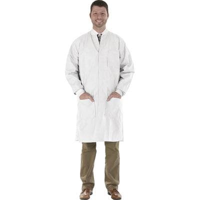 SafeWear High Performance Lab Coat, White Frost, Large, 12/Pk, 8110-C thumbnail 16