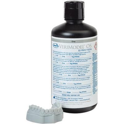 Whip Mix VeriMODEL OS Grey 3D Printing Resin, 1 kg (910 mL) Bottle, #71176 thumbnail 6