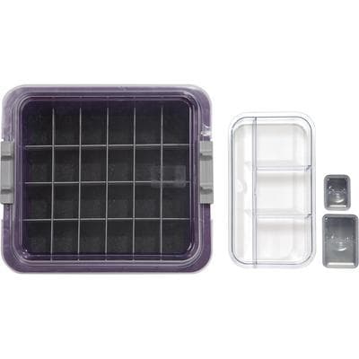 Zirc Procedure Tub Kit, Plum, 12-5/8" x 11-1/4" x 4" with Locking Cover, Complete Package, 20Z455E thumbnail 7