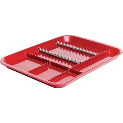 Zirc B-Lok Divided Setup Tray, Size B (Ritter), Red, 13-3/8" x 9-5/8" x 7/8", 20Z451-M thumbnail 7