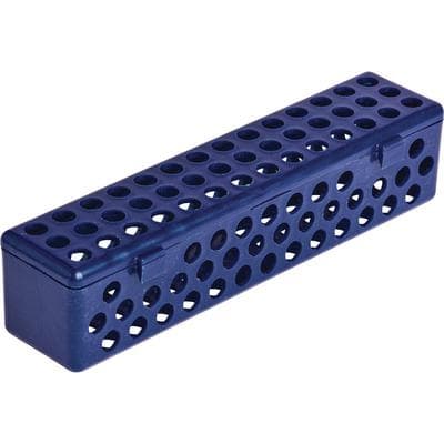 Zirc Steri-Container Standard, Midnight Blue, 8-1/8" x 1-7/8" x 1-7/8", Holds 10-14 Instruments, 50Z900T thumbnail 9