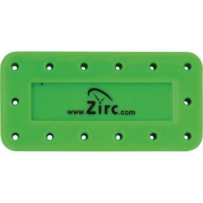 Zirc 14-Hole Magnetic Bur Block, Neon Green, 50Z403-P thumbnail 14