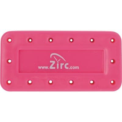 Zirc 14-Hole Magnetic Bur Block, Neon Pink, Fits FG/RA/HP Burs, Autoclavable, 50Z403-S, 1/Pk thumbnail 14