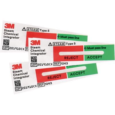 3M Comply SteriGage Steam Chemical Integrator, Class 5, 2" x 0.75", 100/Pk, 1243B thumbnail 15