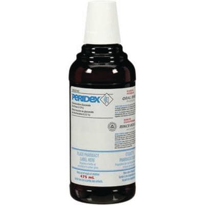 3M Peridex Chlorhexidine Gluconate 0.12% Oral Rinse, Herbal Mint, 16 oz Bottle, 12132 thumbnail 13