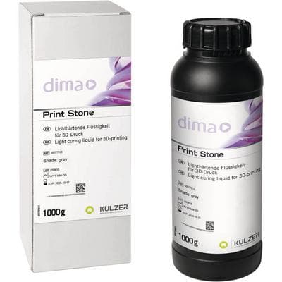 dima Print Stone Gray 3D Printing Resin, 1000 g Bottle, 66080023 thumbnail 6