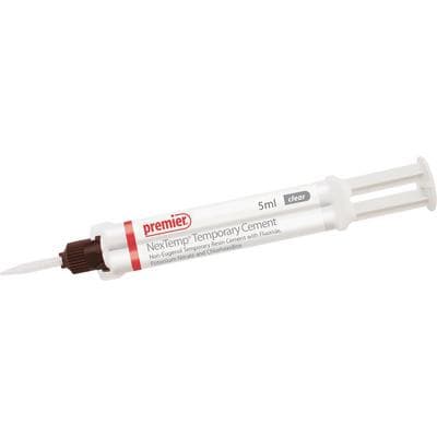 NexTemp® Clear Temporary Cement Bulk Kit, Non-Eugenol Resin, 5 ml Automix Syringes, 4/Pkg, 3001473 thumbnail 12