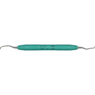 PDT Amazing Gracey™ 12-13 Rigid Gracey Curette, Double-Ended, Green Resin Handle, R036R thumbnail 9