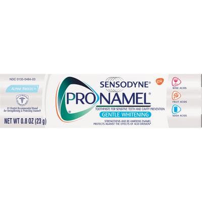 Sensodyne ProNamel Gentle Whitening Toothpaste, 0.8 oz Tube, 36/Pkg, 83040B thumbnail 4