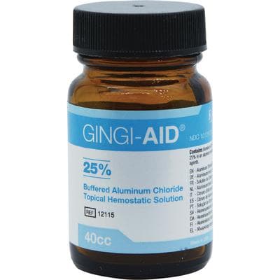 Gingi-Aid 25% Buffered Aluminum Chloride Hemostatic Solution, 40 mL Bottle thumbnail 7