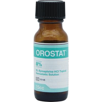 Orostat 8% Epinephrine Hemostatic Solution, 15 mL Bottle, Gingi-Pak 10145 thumbnail 8