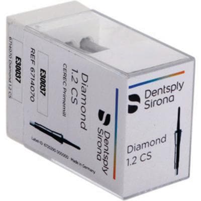 CEREC Primemill Diamond Milling Bur, 1.2 CS, 1.2 mm, 6/Pack, 6714070 thumbnail 15
