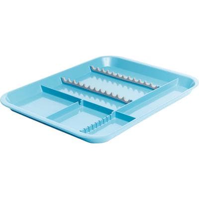 Zirc B-Lok Divided Setup Tray, Size B (Ritter), Neon Blue, 13-3/8" x 9-5/8" x 7/8", 20Z451-N thumbnail 8