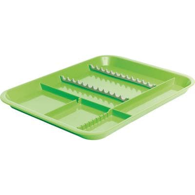Zirc B-Lok Divided Set-Up Tray, Size B, Neon Green, 13-3/8" x 9-5/8" x 7/8", 20Z451-P thumbnail 8