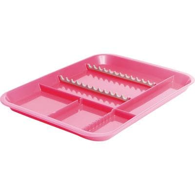Zirc B-Lok Divided Setup Tray, Size B (Ritter), Neon Pink, 13-3/8" x 9-5/8" x 7/8", 20Z451S thumbnail 10