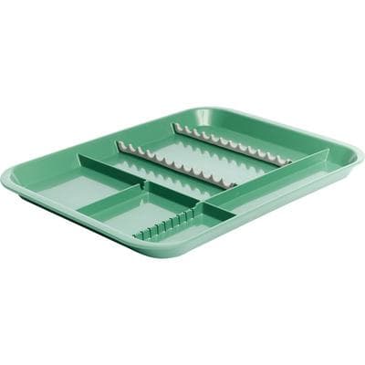 Zirc B-Lok Divided Setup Tray, Green, Size B, 13-3/8" x 9-5/8" x 7/8", 20Z451D thumbnail 9