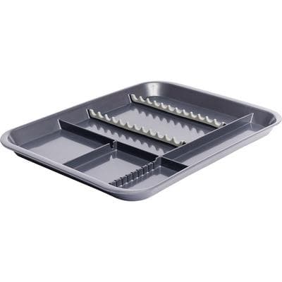 Zirc B-Lok Divided Setup Tray, Gray, Size B, 13-3/8" x 9-5/8" x 7/8", 20Z451I thumbnail 8